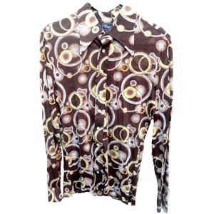 vintage Pascal retro 70s trippy long sleeve shirt